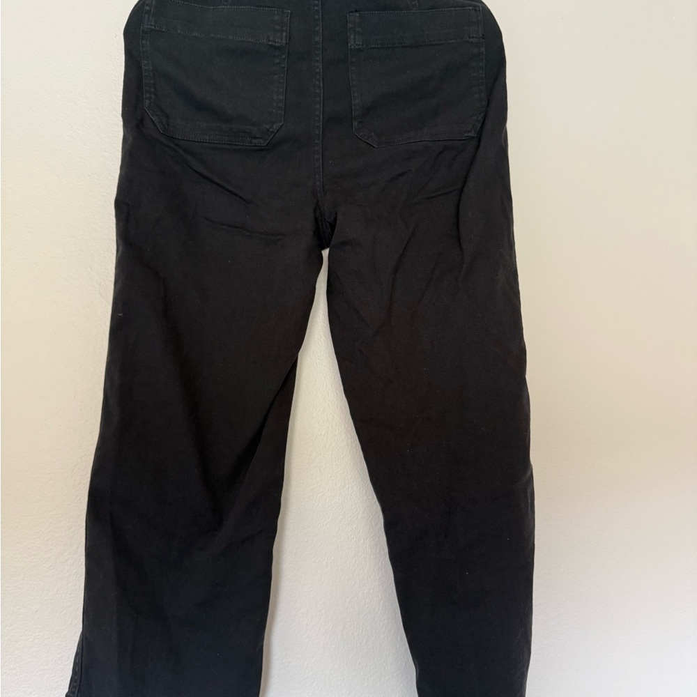Quince crop black jeans Pants